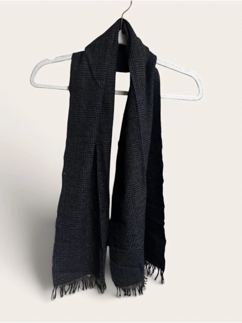 Pendleton 100% Virgin Wool Plaid Scarf Made in USA Fringe